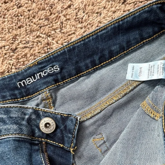 Maurices Blue Distressed Skinny Jeans - Picture 3 of 3